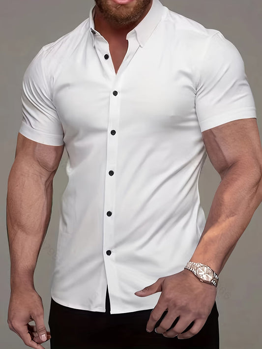 Ashton | Classic Muscle Button Shirt