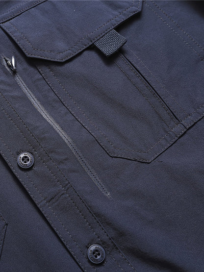 Hollis | Utility Long-Sleeve Cargo Shirt