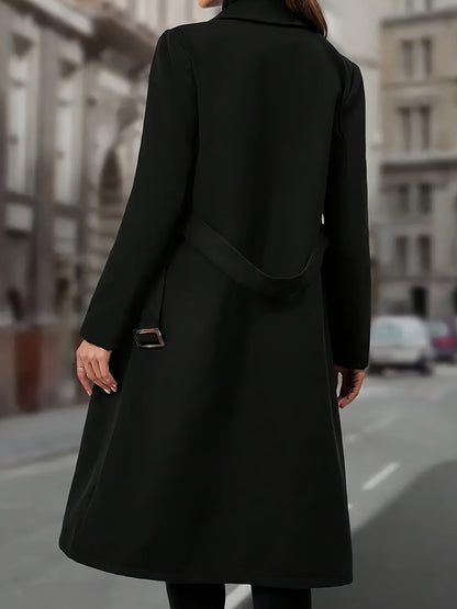 Cassandra | Double-Breasted Long Coat