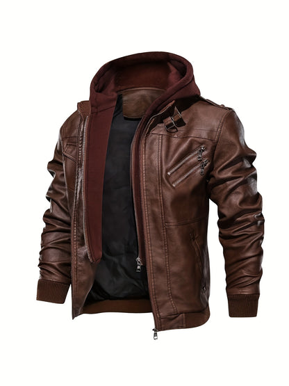 Roman | Hooded Moto Jacket