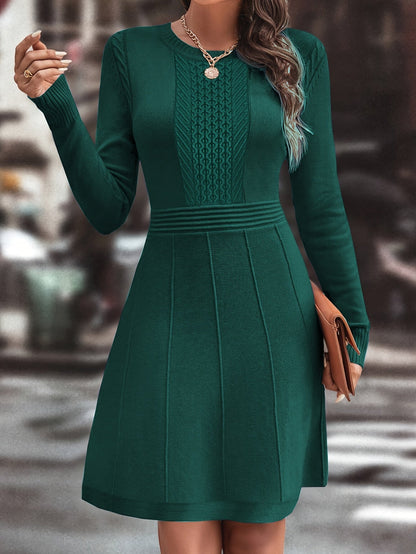 Rosalind | Elegant A-Line Knit Dress