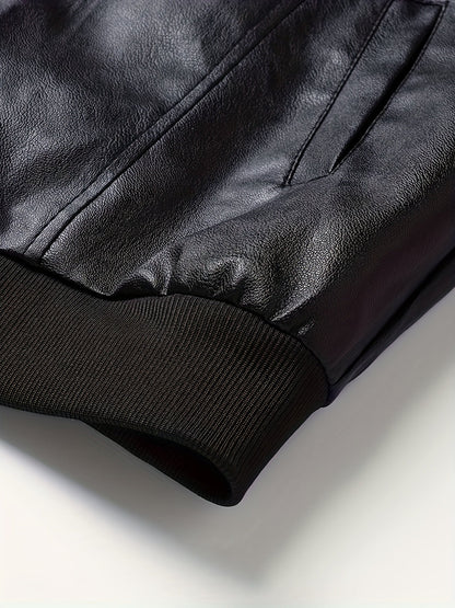 Calvin | Refined Zip-Up Bomber Jacket