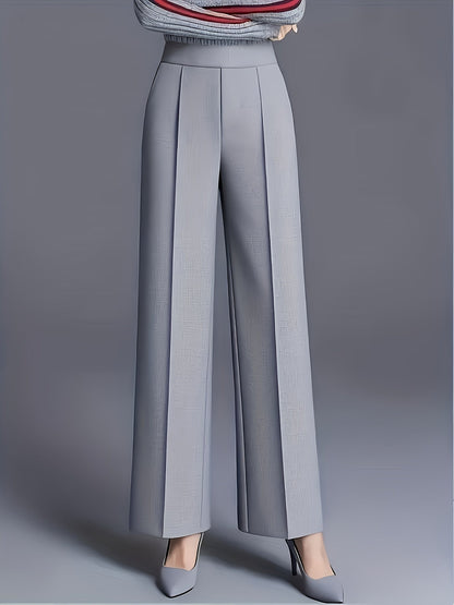 Marlene | High-Waisted Straight-Leg Trousers