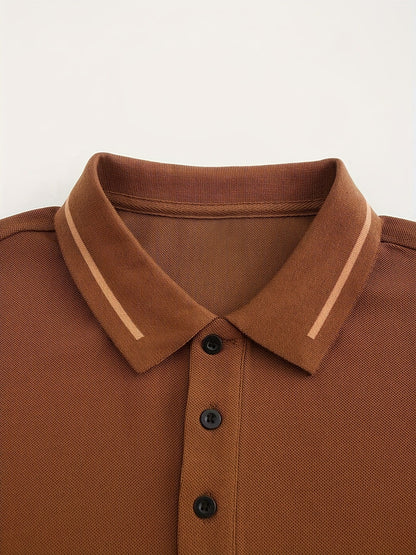 Reginald | Refined Long-Sleeve Polo Shirt