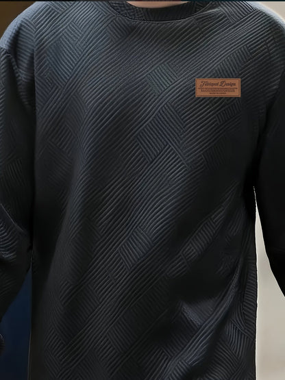 Camden | Textured Crew Neck Sweatshirt