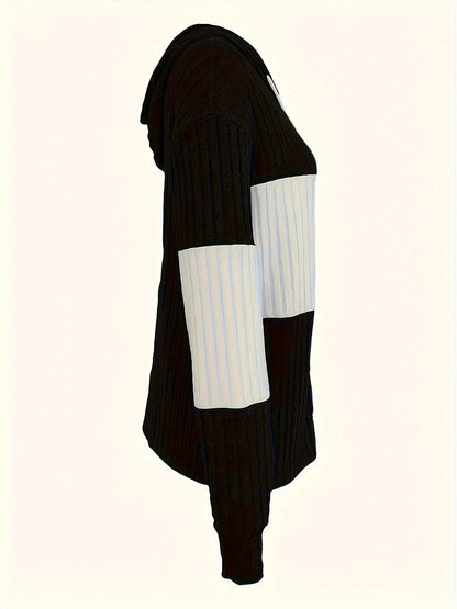 Georgiana | Ribbed Zip-Up Hoodie