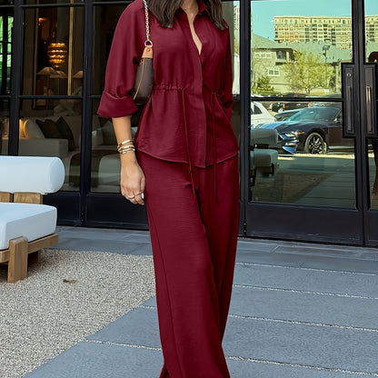 Miriam | Relaxed Drawstring Two-Piece Set