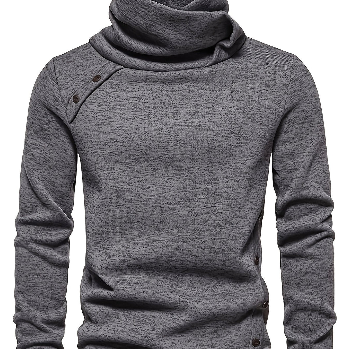 Marcus | Slouch-Neck Button Sweater