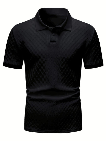 Harrington | Textured Business Polo Shirt