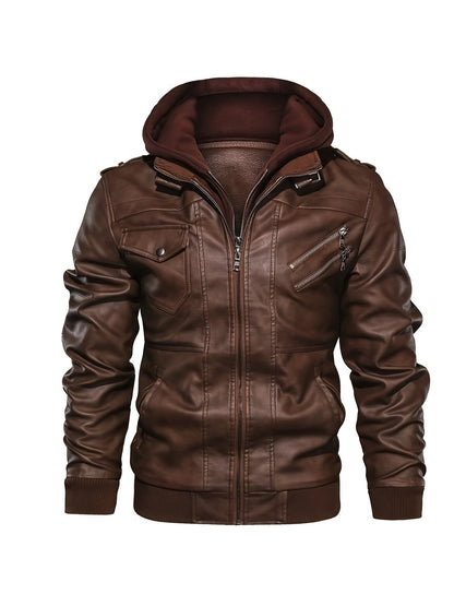 Roman | Hooded Moto Jacket