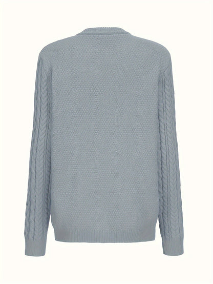 Winifred | Textured Button-Front Cardigan