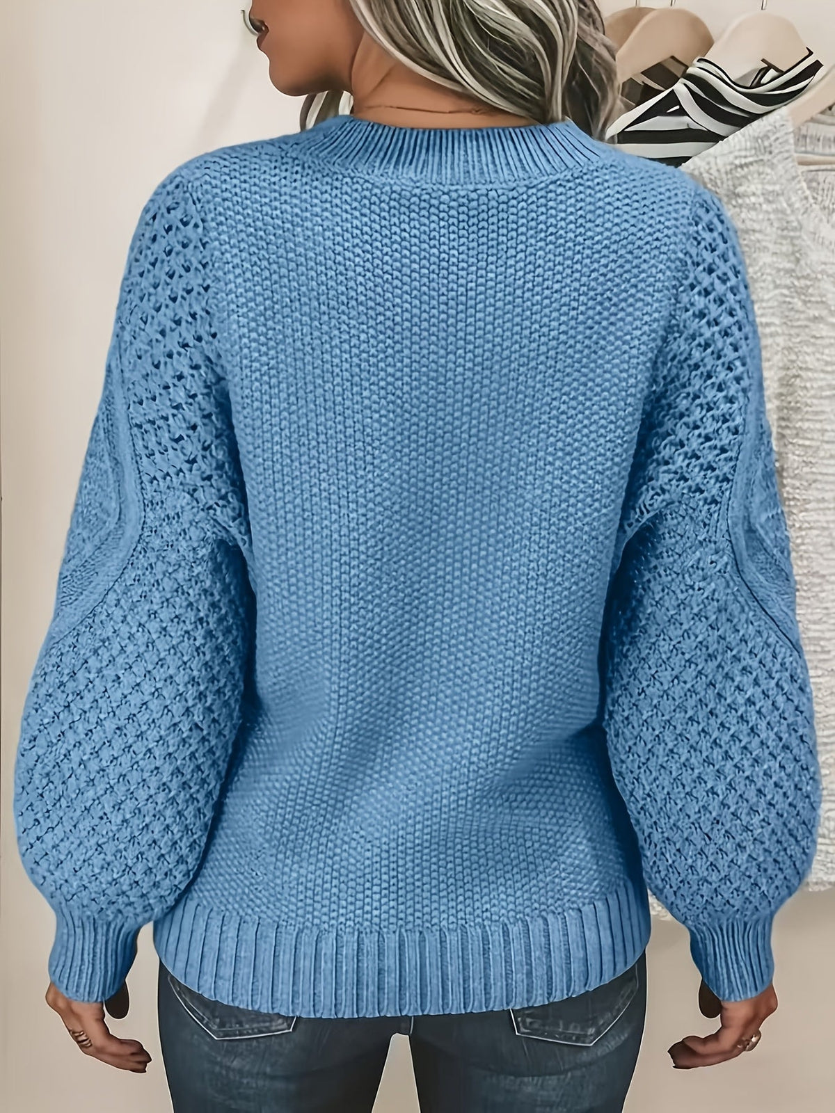 Estelle | Cosy Lantern-Sleeve Sweater