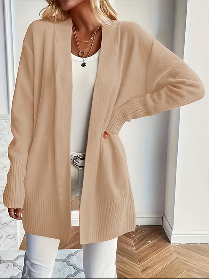 Sabine | Draped Open-Front Cardigan