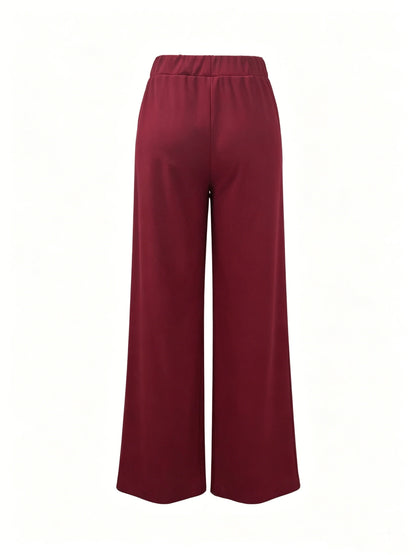 Marlene | High-Waisted Straight-Leg Trousers