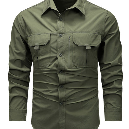 Hollis | Utility Long-Sleeve Cargo Shirt