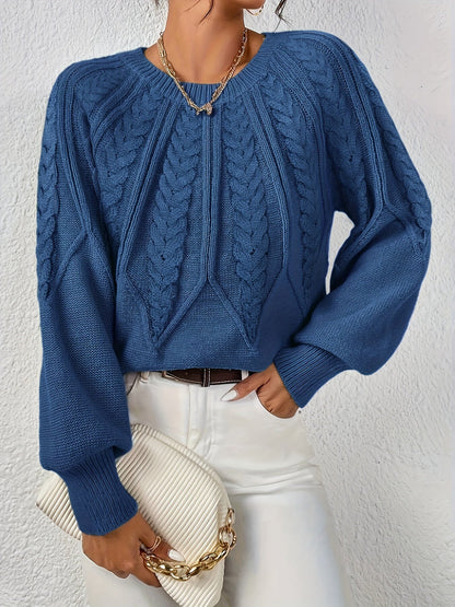 Ophelia | Relaxed Cable-Knit Sweater