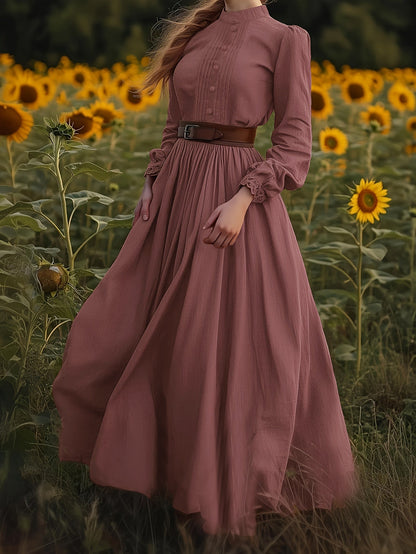 Susannah | Romantic High-Neck Maxi Dress