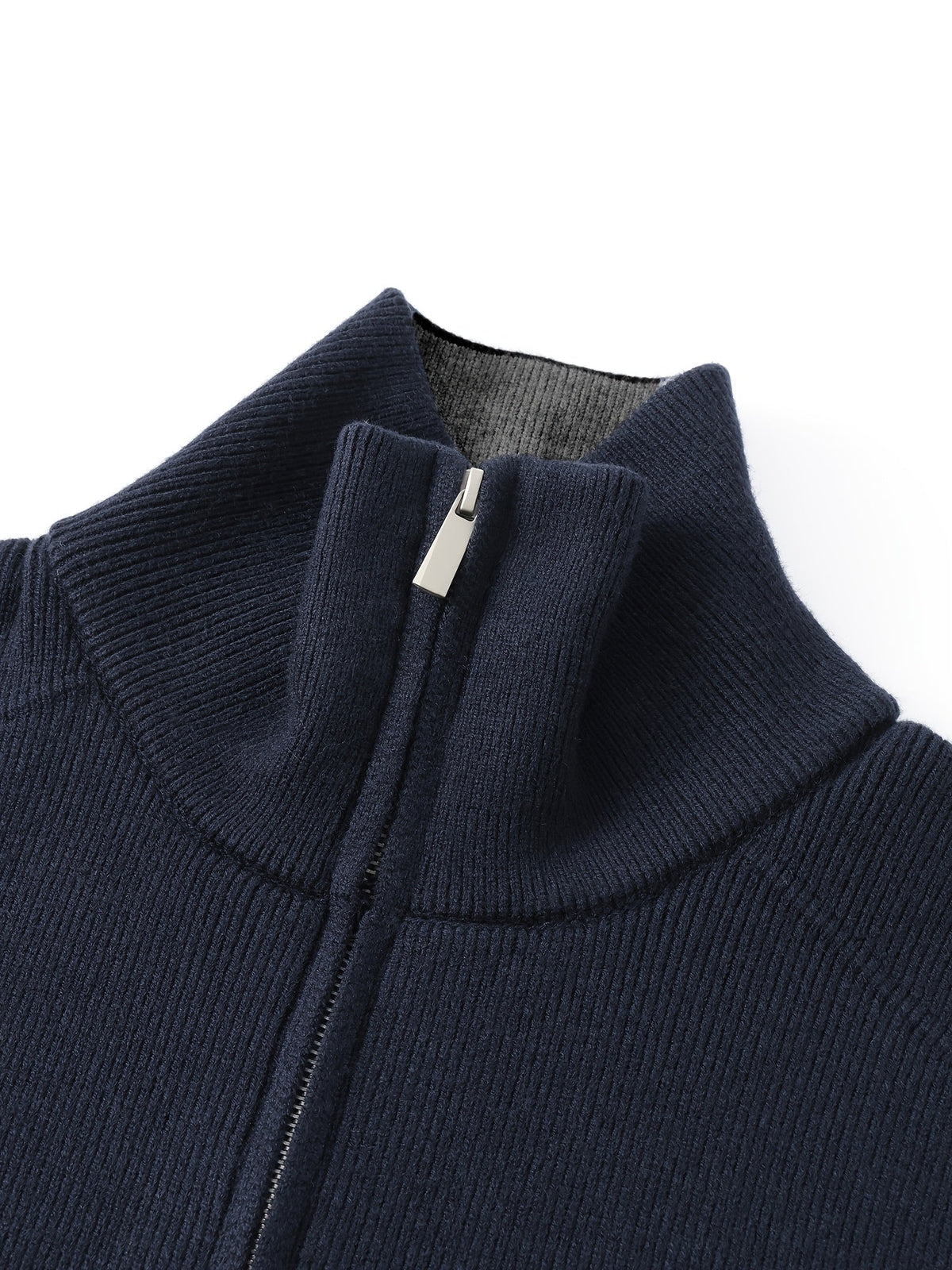 Winslow | Zip-Up Stand-Collar Cardigan