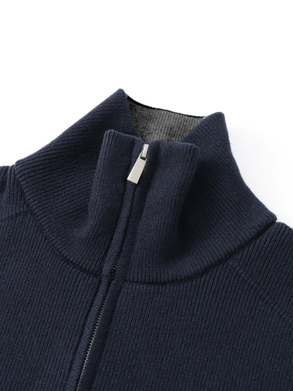 Winslow | Zip-Up Stand-Collar Cardigan