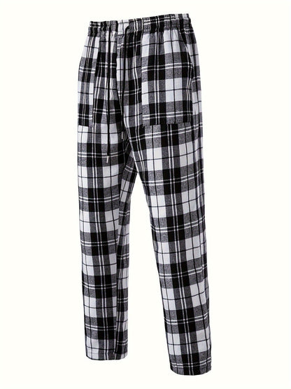 Nathaniel | Relaxed Checked Lounge Trousers