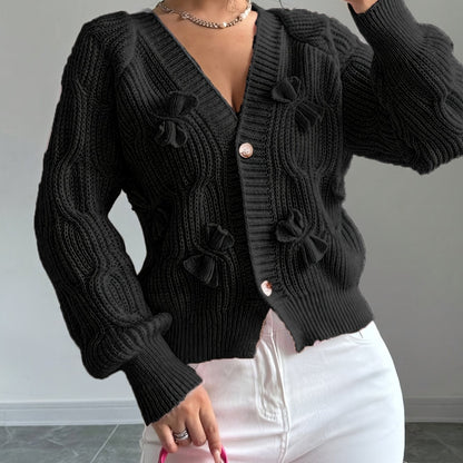 Primrose | Soft Bow-Detail Cardigan