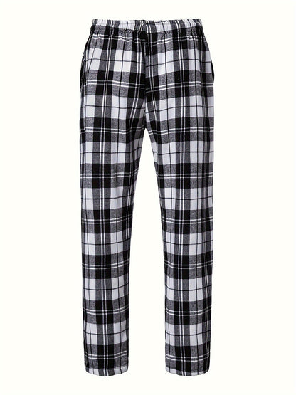 Nathaniel | Relaxed Checked Lounge Trousers