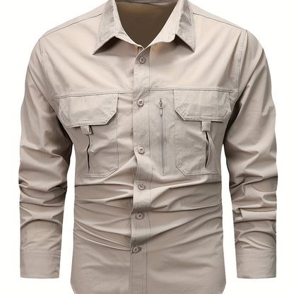 Hollis | Utility Long-Sleeve Cargo Shirt