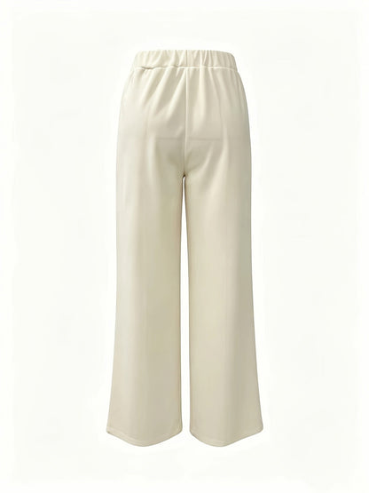 Marlene | High-Waisted Straight-Leg Trousers