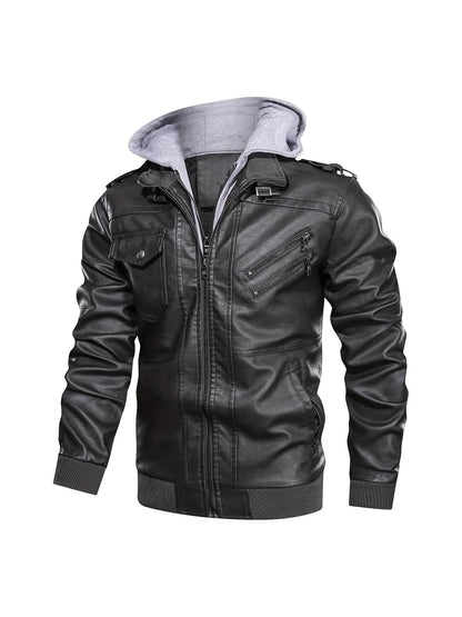 Roman | Hooded Moto Jacket