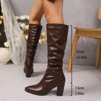 Long pleated sleeve Boots