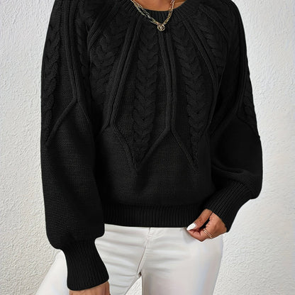 Astrid | Cable-Knit Round-Neck Sweater