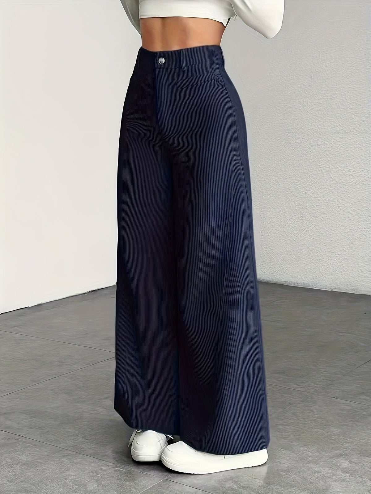Nora | High-Waisted Wide-Leg Trousers