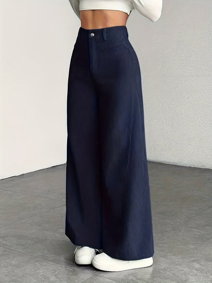 Nora | High-Waisted Wide-Leg Trousers