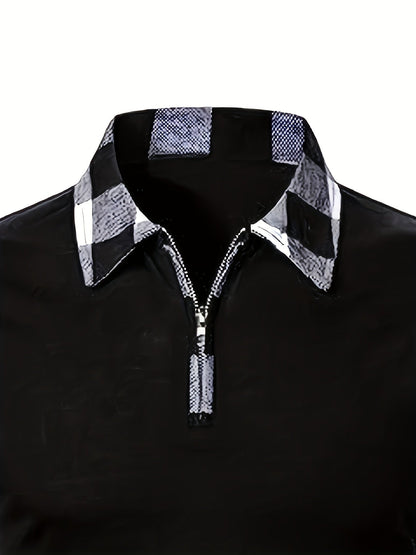 Curtis | Half-Zip Collared Polo Shirt