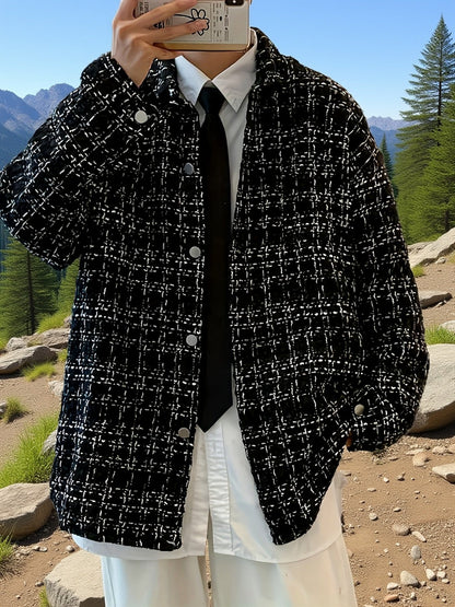 Sawyer | Textured Check Overshirt