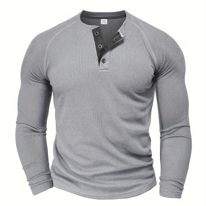 Tobias | Refined Button-Placket Henley Top