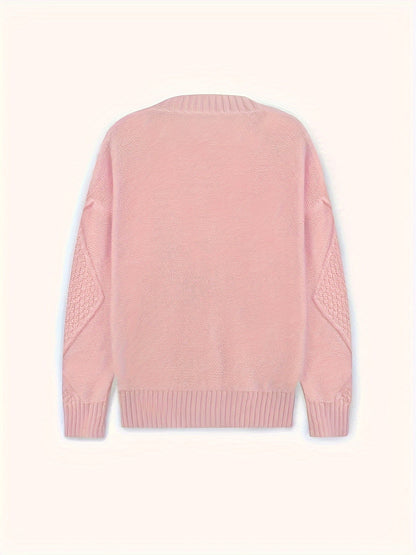Harlow | Cable-Knit Button Cardigan