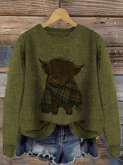 Bonnie | Cosy Highland Cow Pullover