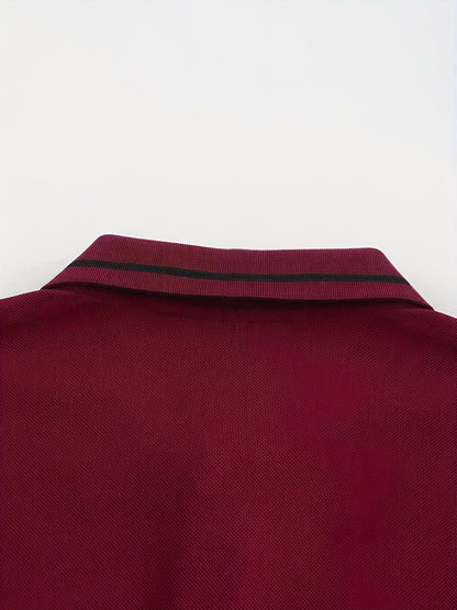 Reginald | Refined Long-Sleeve Polo Shirt