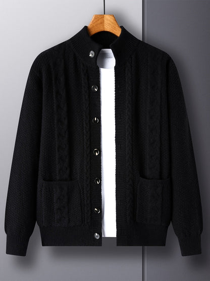 Percival | Textured Button-Front Cardigan
