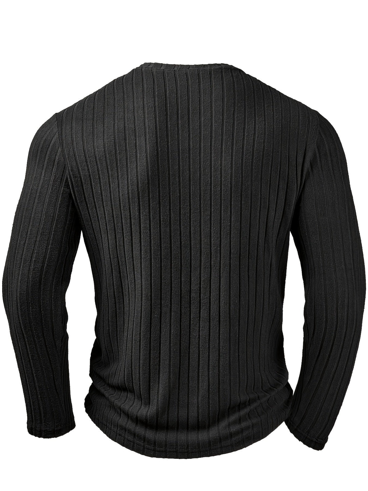 Bryce | Ribbed V-Neck Long Sleeve Top