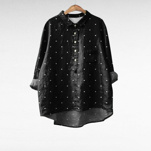 Dahlia | Vintage-Chic Dotted Blouse
