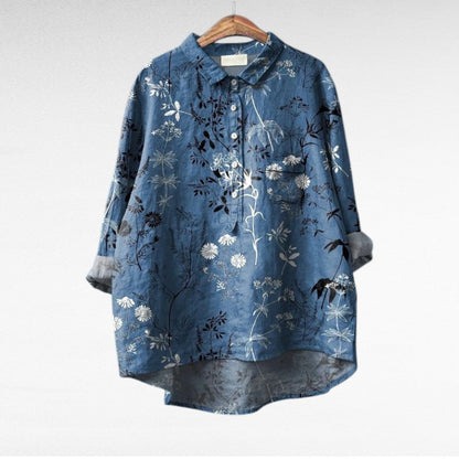 Blythe | Classic Floral Long Sleeve Blouse