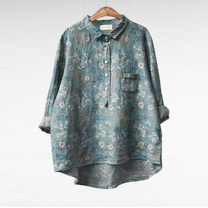 Blythe | Classic Floral Long Sleeve Blouse