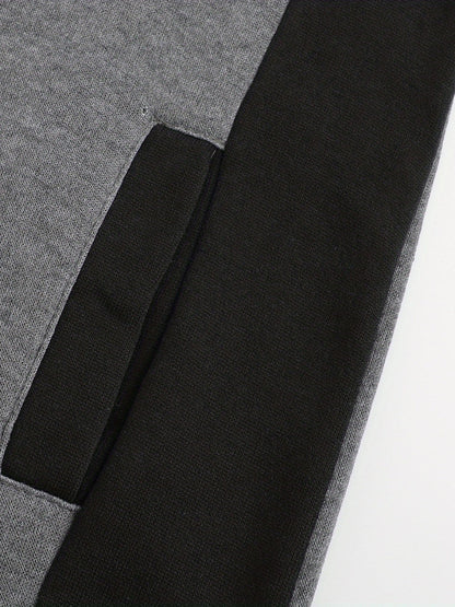 Xavier | Colour Block Zip-Up Hooded Jacket