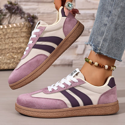 Sienna | Classic Striped Sneakers