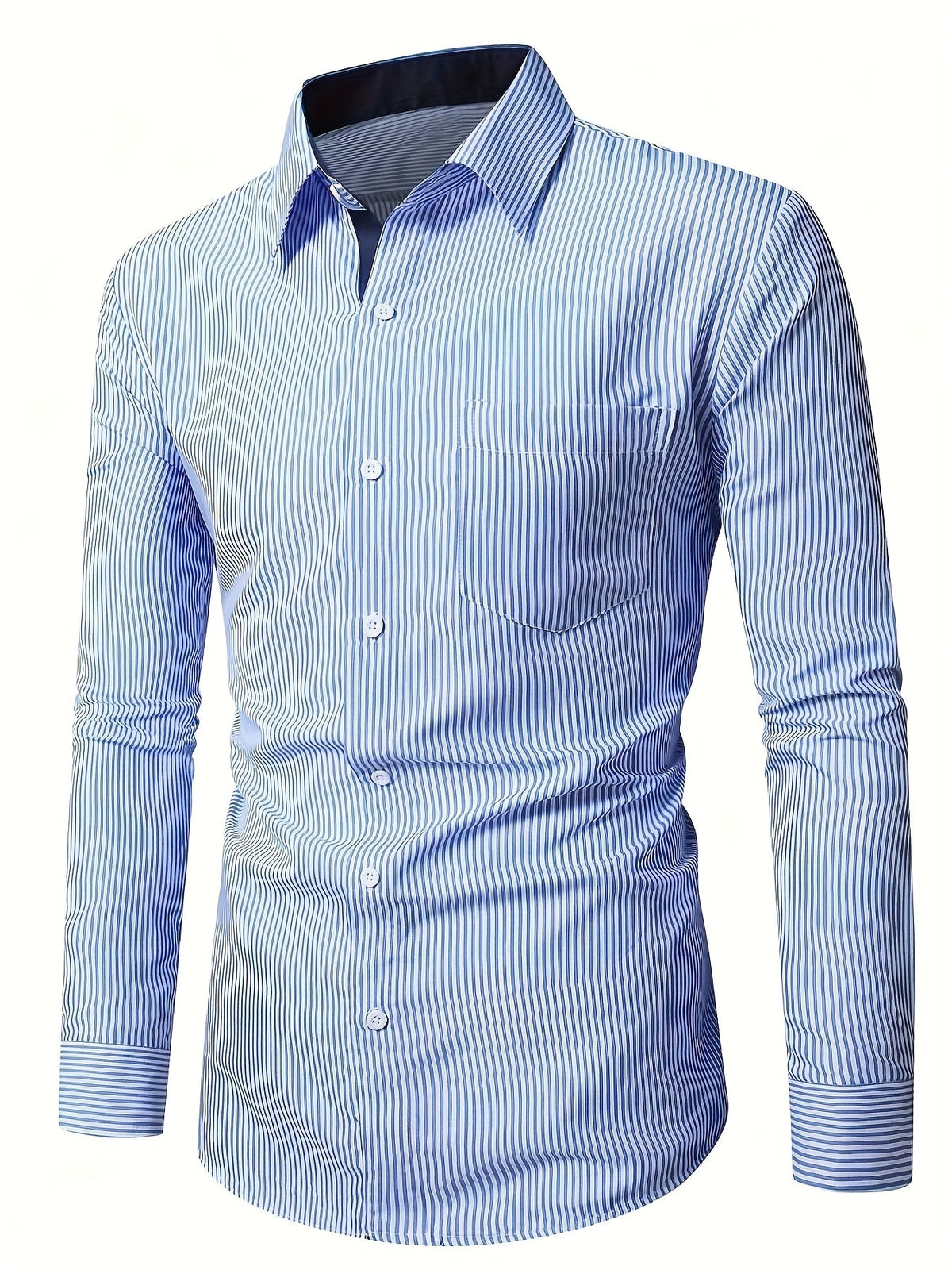 Sullivan | Refined Striped Long Sleeve Shirt
