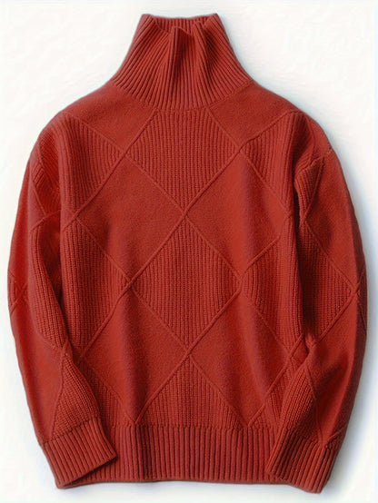 Freya | Textured Turtleneck Sweater