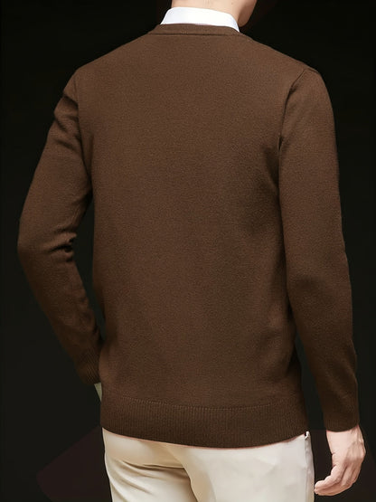 Nigel | Refined V-Neck Jumper