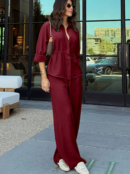 Miriam | Relaxed Drawstring Two-Piece Set